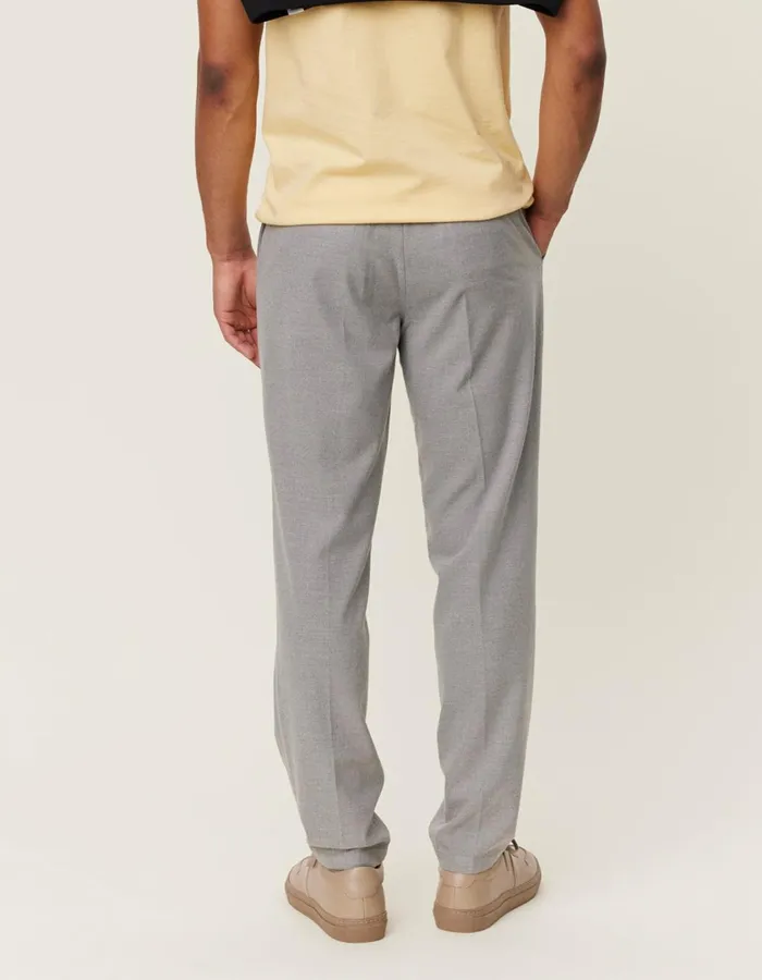 Men Como Reg Twill Pants 8211 Light Grey Melange Les Deux Pants Men Como Reg Twill Pants 8211 Light Grey Melange Les Deux Pants