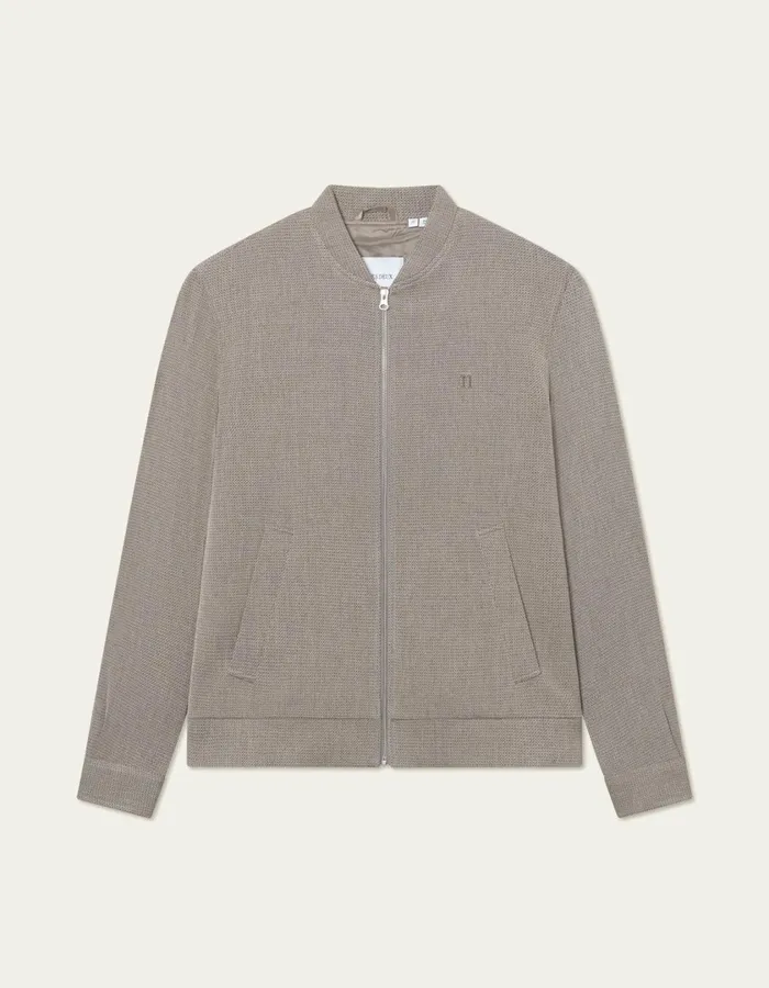 Men Como Structure Bomber Jacket 20 8211 Light Desert SandCoffee Brown Les Deux JacketsCoats