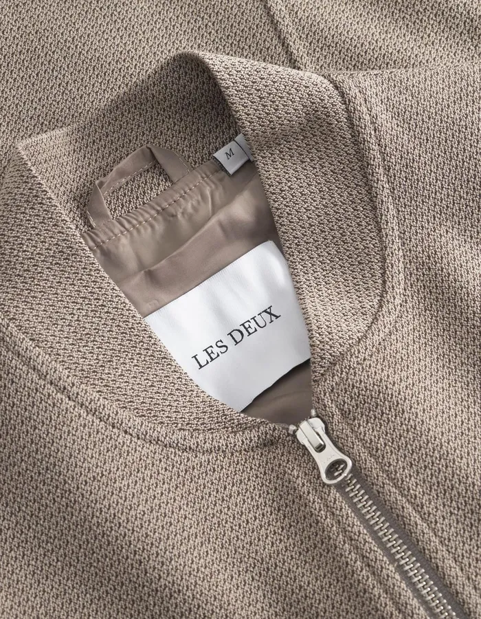Men Como Structure Bomber Jacket 20 8211 Light Desert SandCoffee Brown Les Deux JacketsCoats