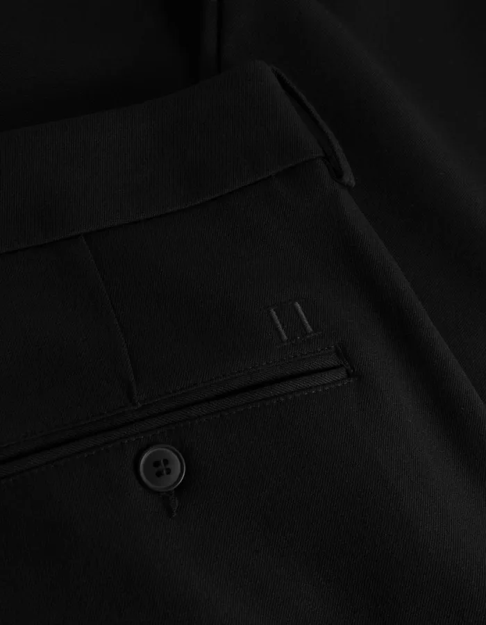 Men Como Suit Pants 8211 Black Les Deux Pants
