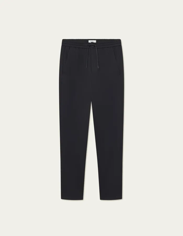 Men Como Tapered Drawstring Pants 8211 Navy Les Deux Pants