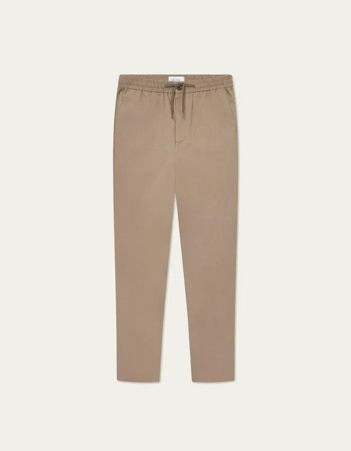 Men Como Tapered Slub Drawstring Pants 8211 Walnut Les Deux Pants