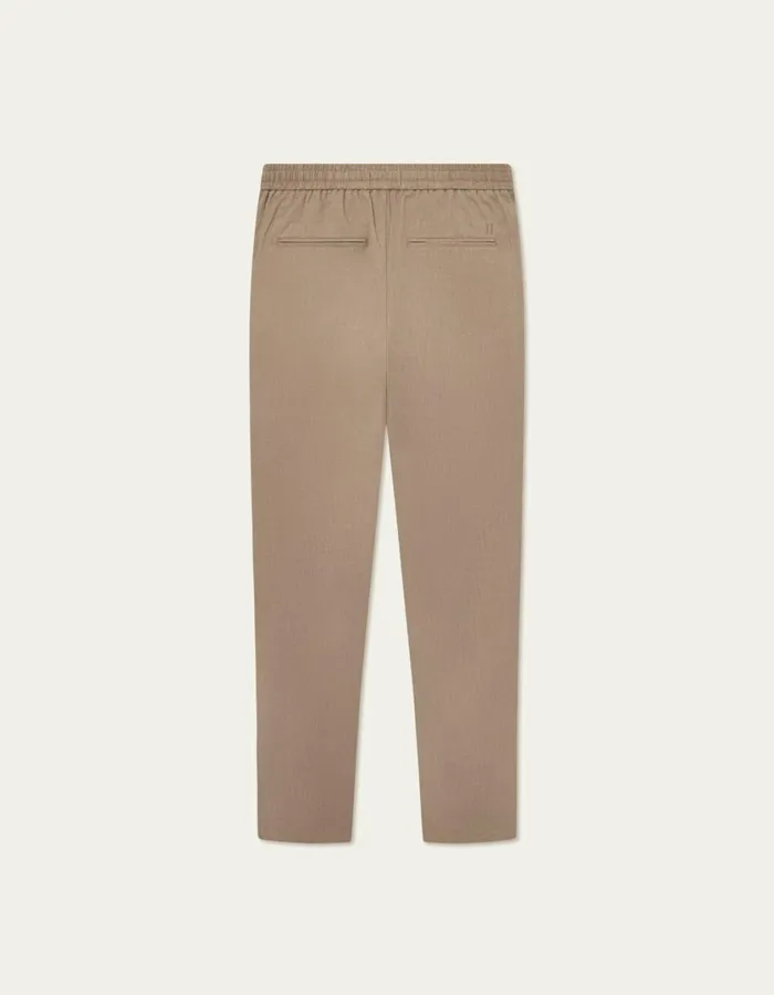 Men Como Tapered Slub Drawstring Pants 8211 Walnut Les Deux Pants