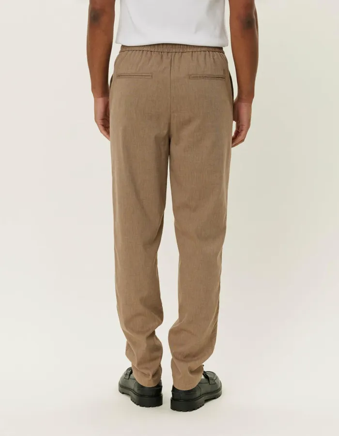 Men Como Tapered Slub Drawstring Pants 8211 Walnut Les Deux Pants
