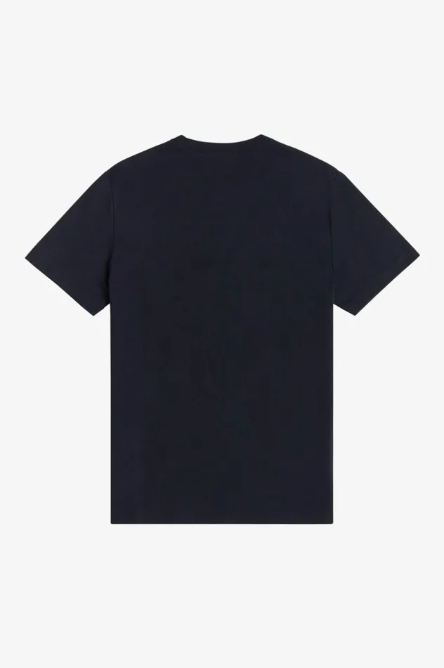 Men Crew Neck TShirt Navy Fred Perry TShirts