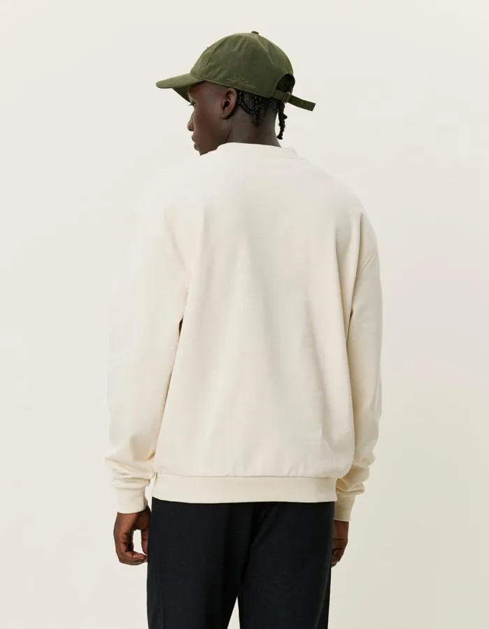 Men Crew Sweatshirt 8211 IvoryLight Ivory Les Deux HoodiesSweatshirts