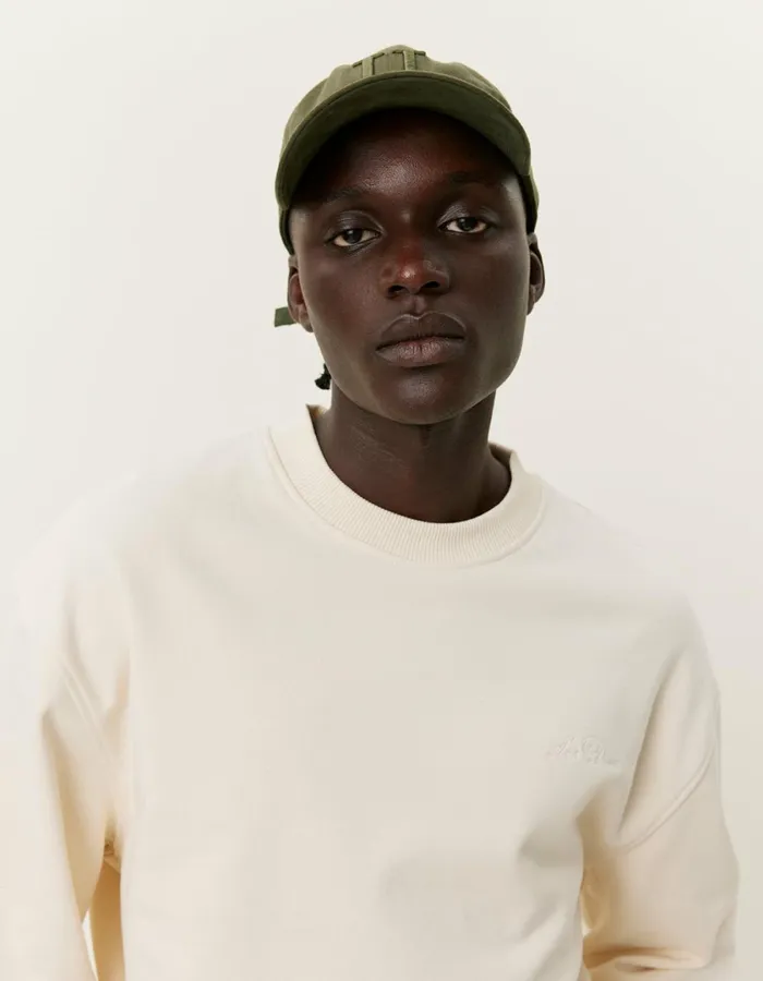 Men Crew Sweatshirt 8211 IvoryLight Ivory Les Deux HoodiesSweatshirts