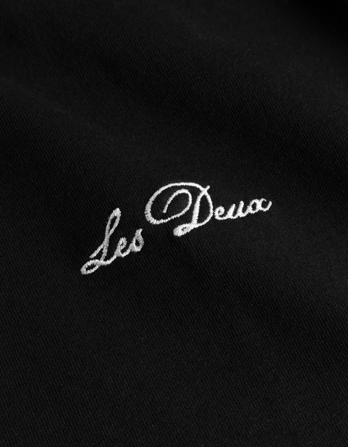 Men Crew TShirt 8211 BlackLight Ivory Les Deux Tshirts