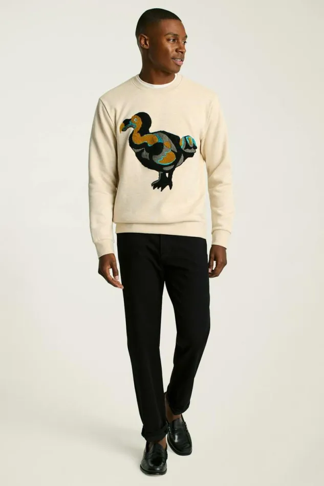 Men Critter Supersoft Fleece Crew Yolo Dodo Bonobos Crew and VNeck Sweaters