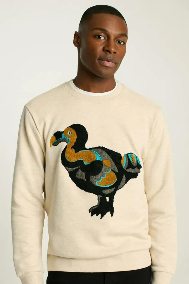 Men Critter Supersoft Fleece Crew Yolo Dodo Bonobos Crew and VNeck Sweaters