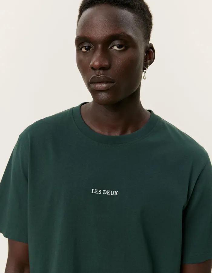 Men Dexter TShirt 8211 Pine Green Les Deux Tshirts
