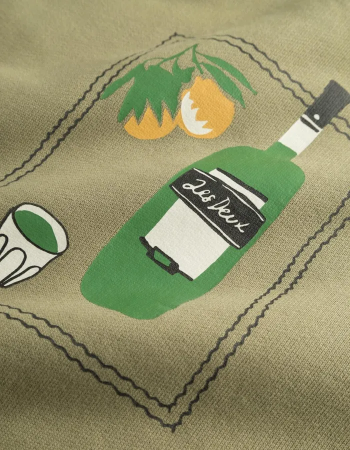 Men Dorian Hoodie 8211 Surplus Green Les Deux HoodiesSweatshirts