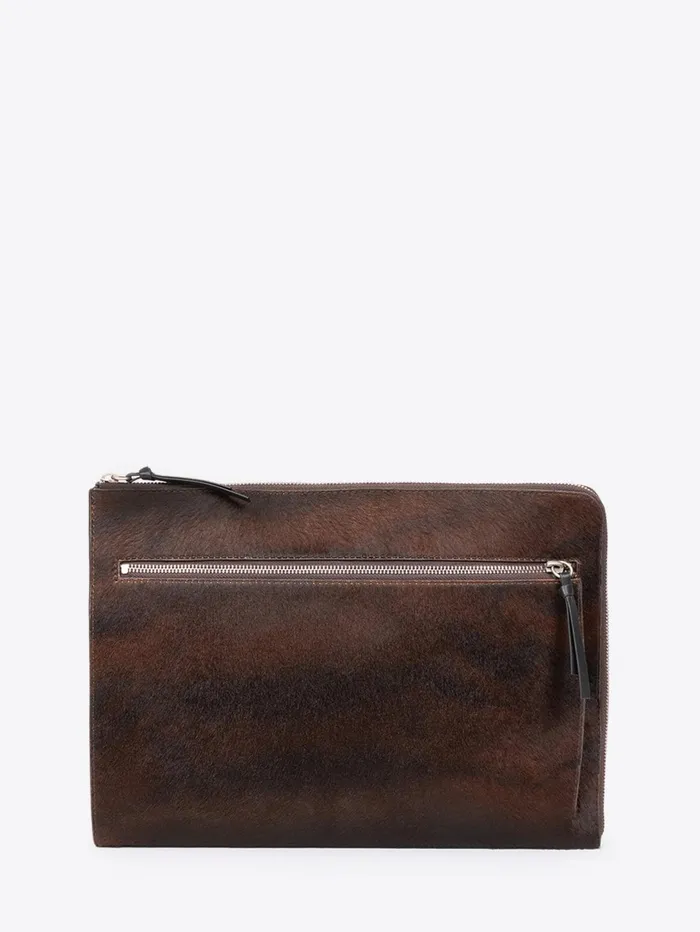 Men Dries Van Noten Bags and Leather Goods Leather Laptop Case