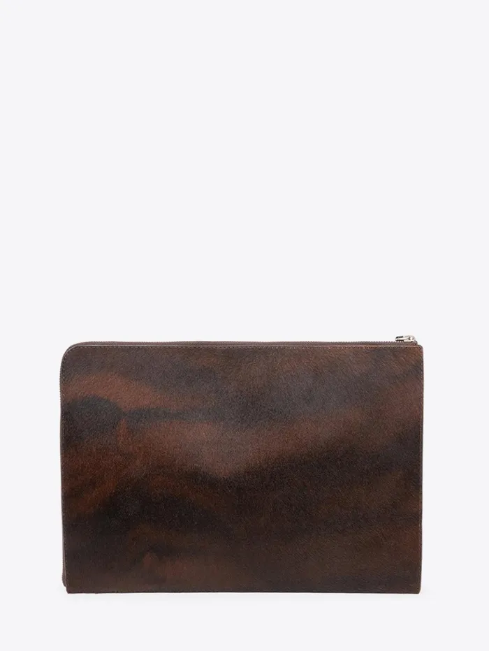 Men Dries Van Noten Bags and Leather Goods Leather Laptop Case