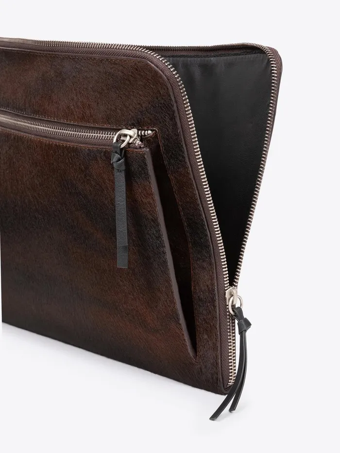 Men Dries Van Noten Bags and Leather Goods Leather Laptop Case