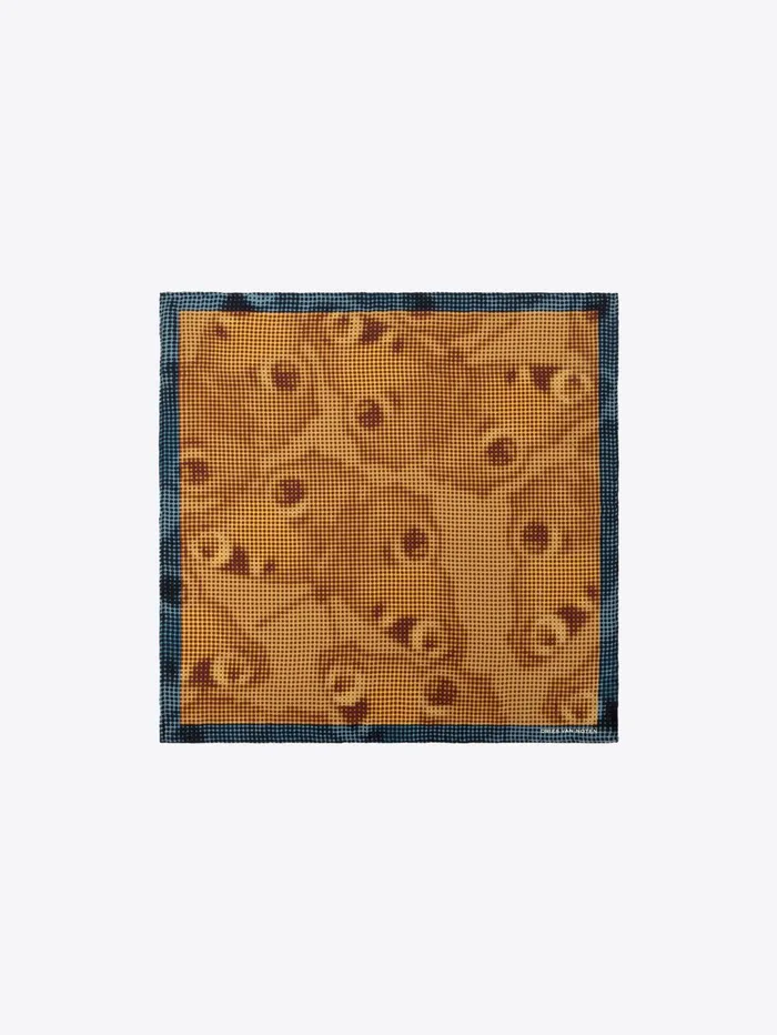 Men Dries Van Noten Scarves and Foulards Silk Pocket Square
