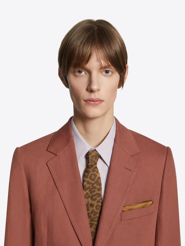 Men Dries Van Noten Scarves and Foulards Silk Pocket Square