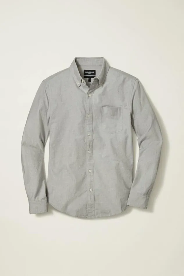Men Everyday Oxford Shirt Grey Bonobos Casual Shirts