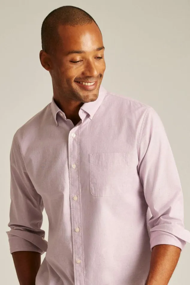 Men Everyday Shirt Mauve Orchid Texture Bonobos Business Casual Shirts