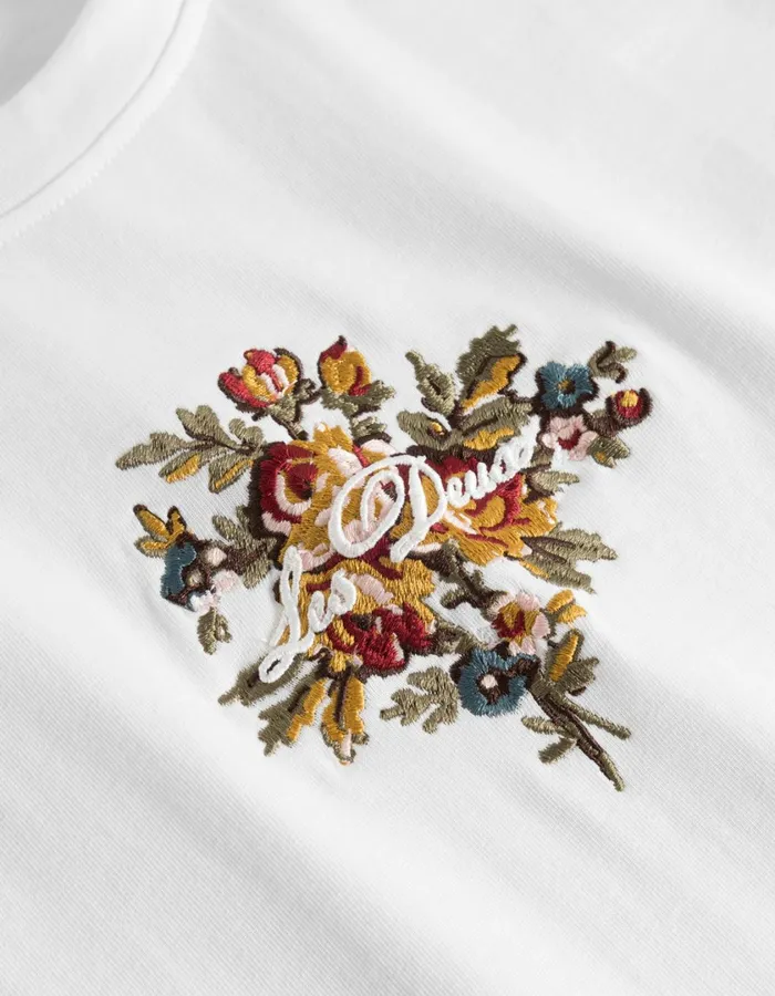 Men Fiore TShirt 8211 WhiteWhite Les Deux Tshirts