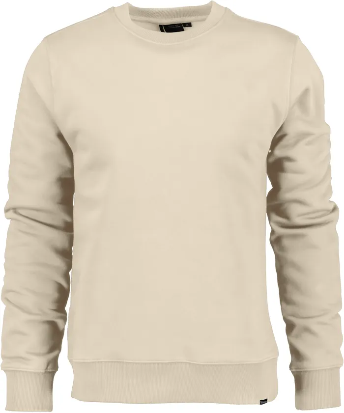 Men Fyn Sweater Light Beige Didriksons Hoodies and Sweatshirts