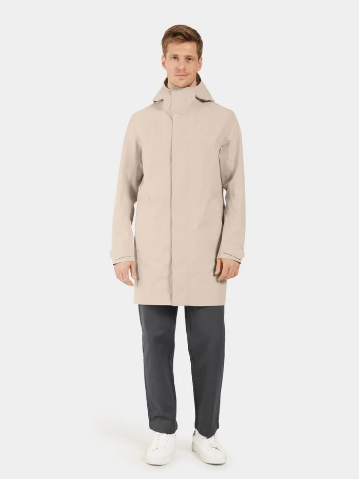 Men George Parka Clay Beige Didriksons Spring Jackets