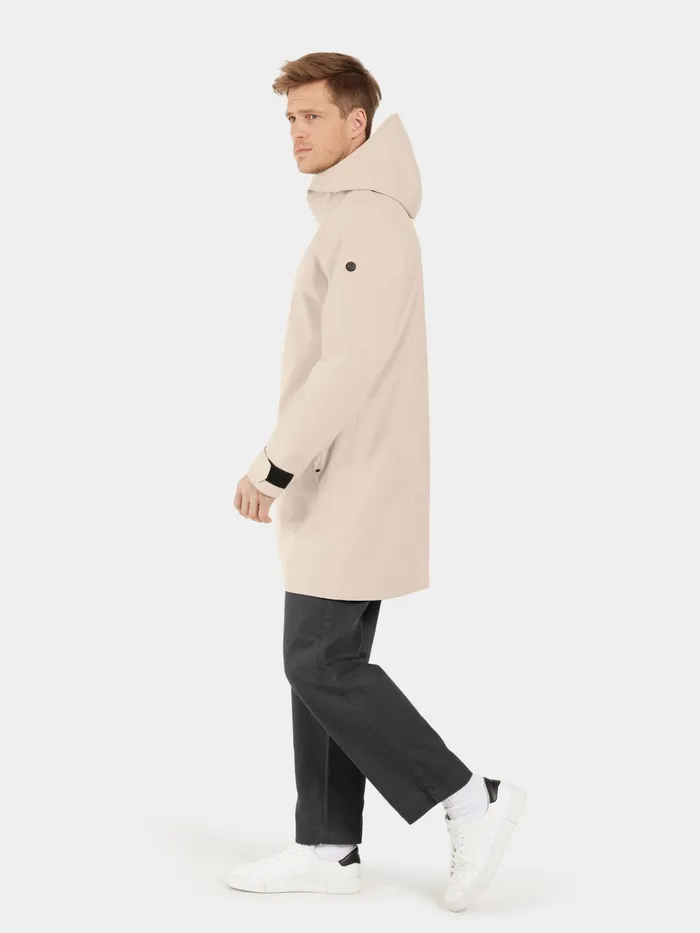 Men George Parka Clay Beige Didriksons Spring Jackets