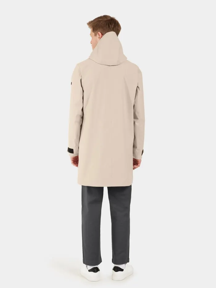 Men George Parka Clay Beige Didriksons Spring Jackets