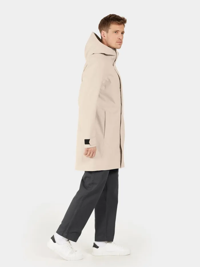 Men George Parka Clay Beige Didriksons Spring Jackets