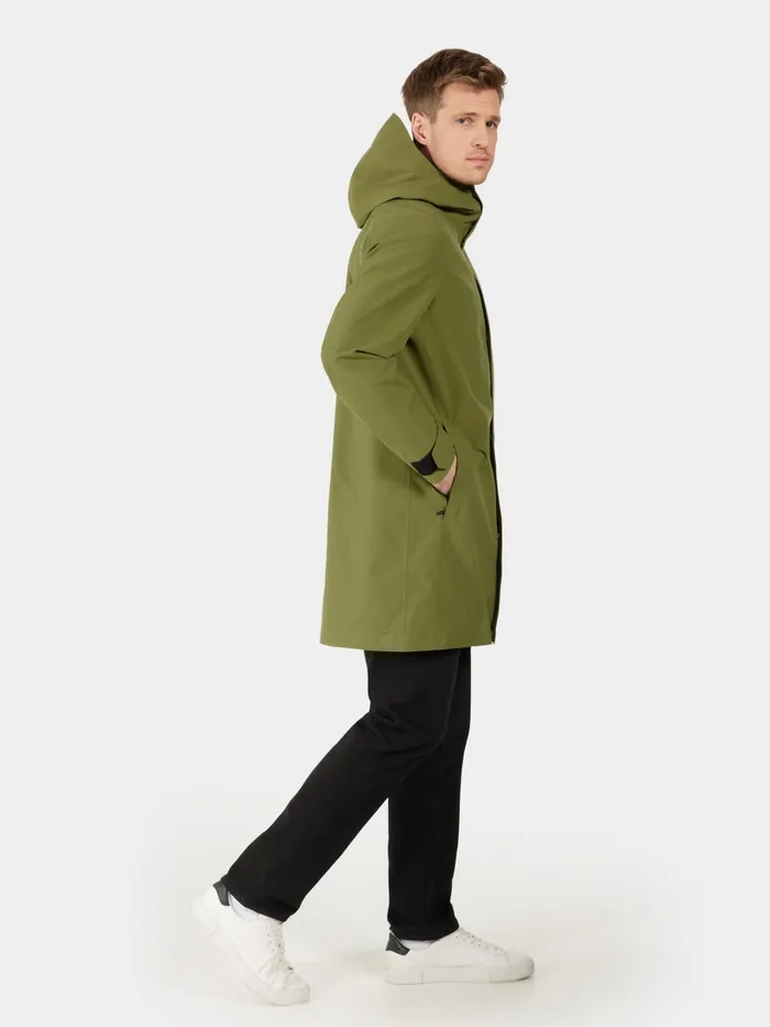 Men George Parka Duffle Green Didriksons Spring Jackets