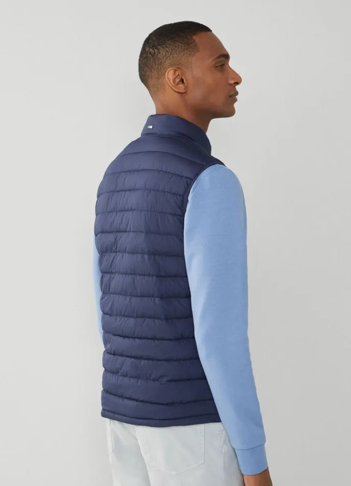 Men Gilets Hackett London Ultralight Padded Gilet Navy Blazer