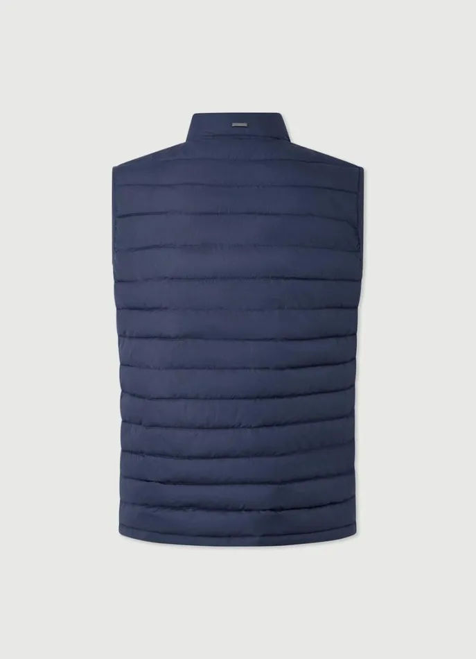Men Gilets Hackett London Ultralight Padded Gilet Navy Blazer