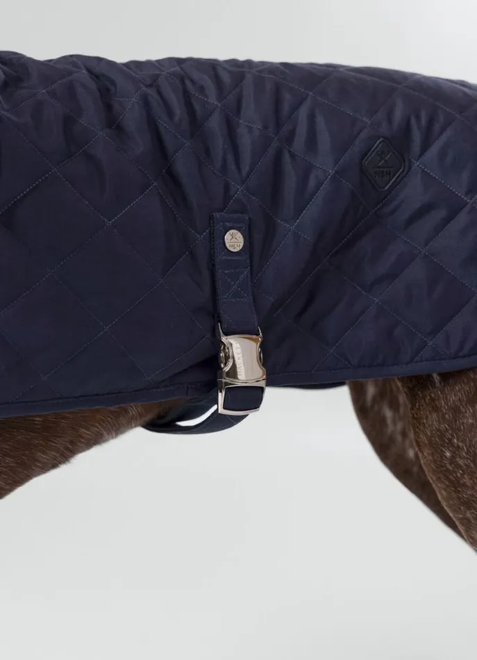 Men Hackett X Hugo and Hudson Hackett London Quilted Jacket For Dogs 8211 Medium Navy