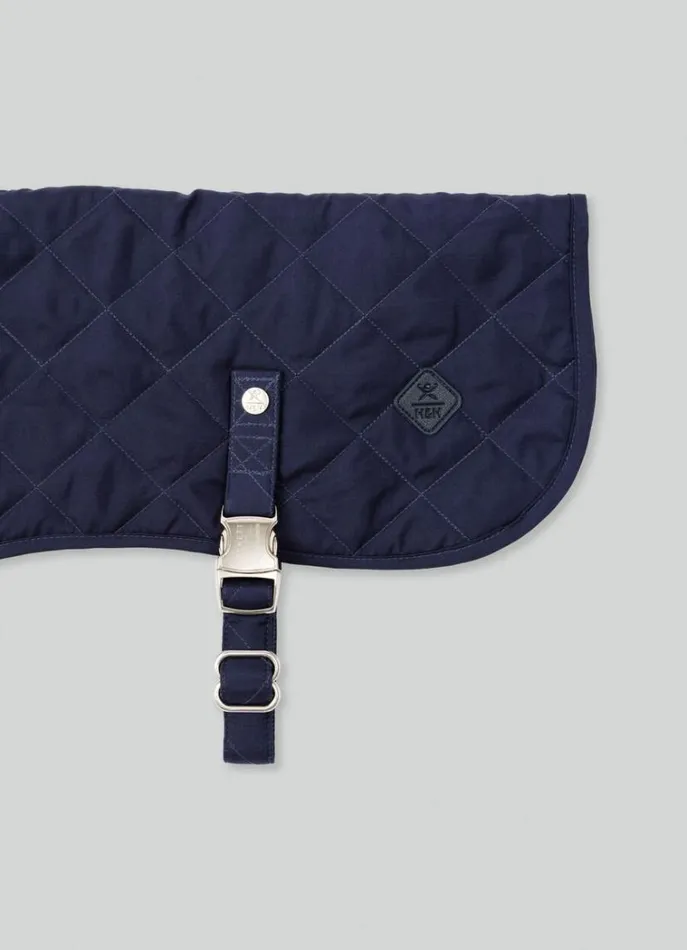 Men Hackett X Hugo and Hudson Hackett London Quilted Jacket For Dogs 8211 Medium Navy