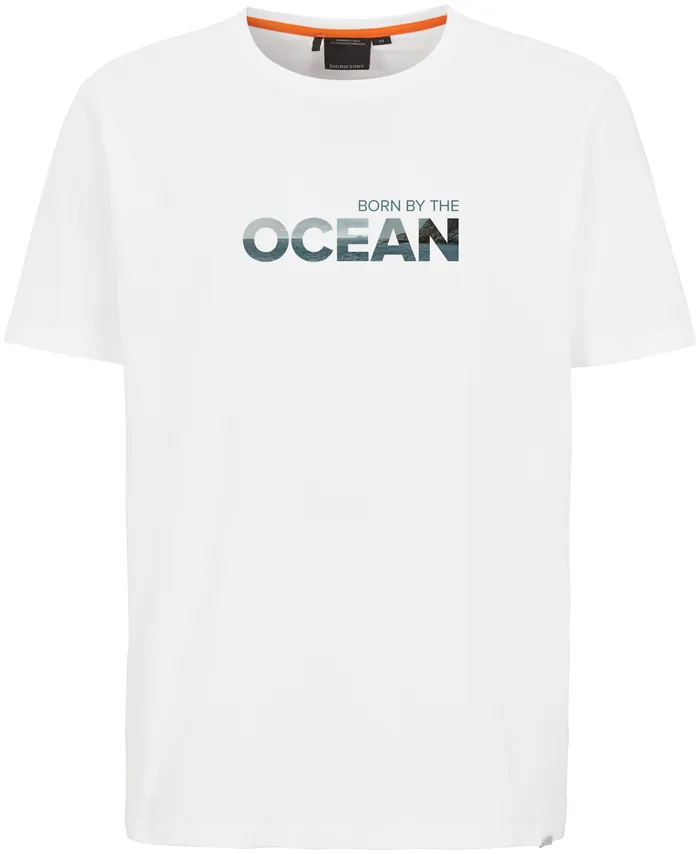 Men Harald Tshirt Ocean Snow White Didriksons TShirts and Polos