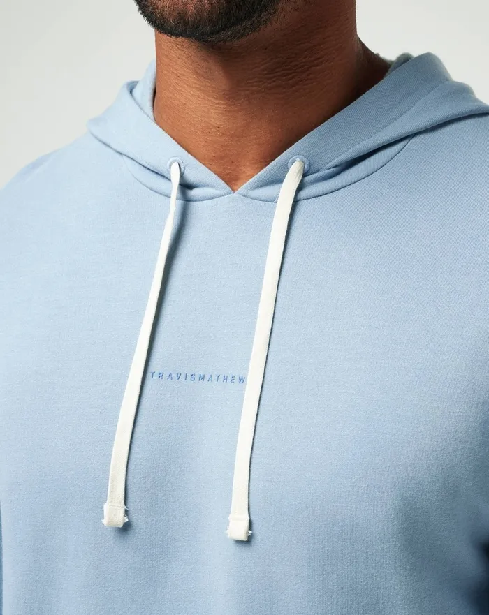 Men Hoodies and Sweatshirts TravisMathew COASTAL CLOUD HOODIE Ash Blue