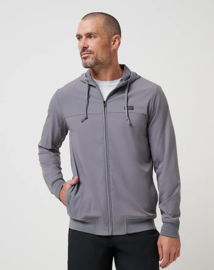 Men Hoodies and Sweatshirts TravisMathew WANDERLUST HOODIE Quiet Shade