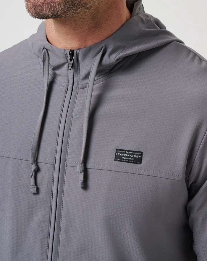 Men Hoodies and Sweatshirts TravisMathew WANDERLUST HOODIE Quiet Shade
