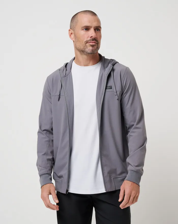 Men Hoodies and Sweatshirts TravisMathew WANDERLUST HOODIE Quiet Shade