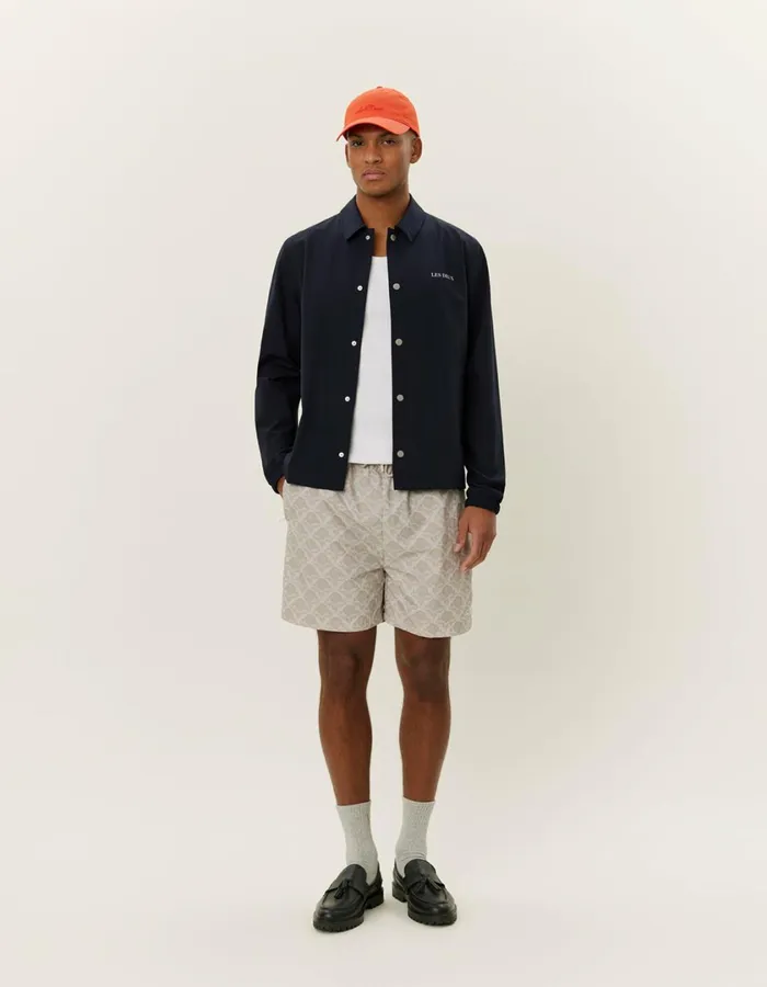 Men Idris Coach Jacket 8211 Dark Navy Les Deux JacketsCoats