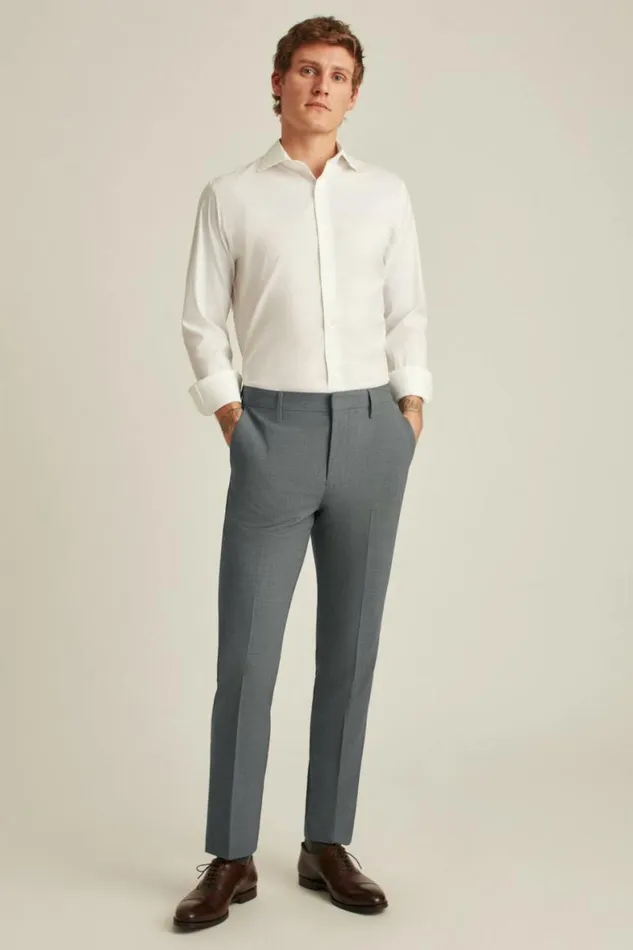 Men Italian Stretch Wool Dress Pants Light Grey Bonobos Dress Pants