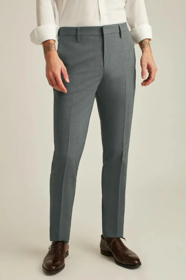Men Italian Stretch Wool Dress Pants Light Grey Bonobos Dress Pants