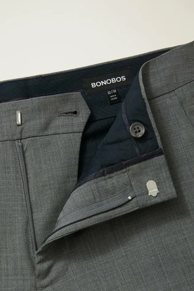 Men Italian Stretch Wool Dress Pants Light Grey Bonobos Dress Pants