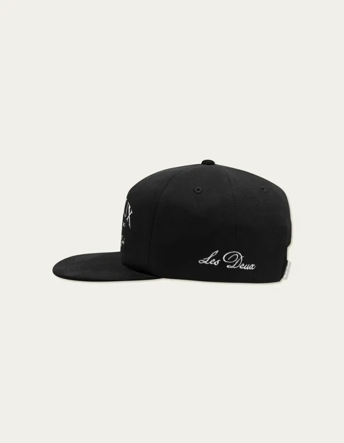 Men Ivy League Cap 8211 BlackBlack Les Deux CapsHats