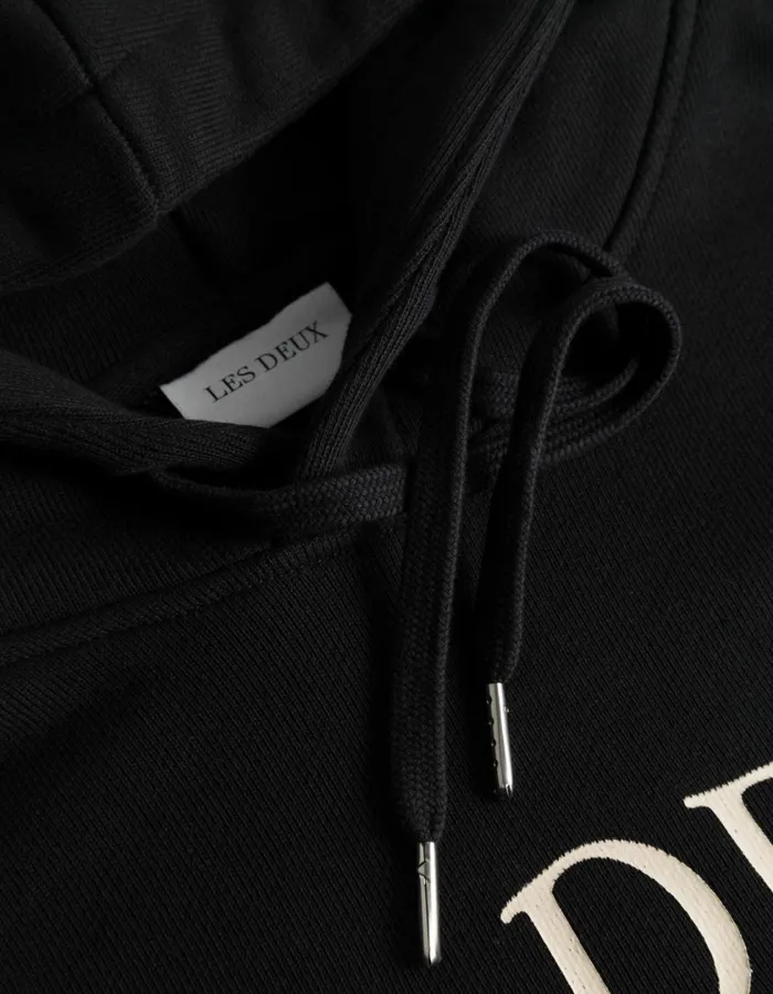 Men Ivy League Hoodie 8211 BlackBlack Les Deux HoodiesSweatshirts
