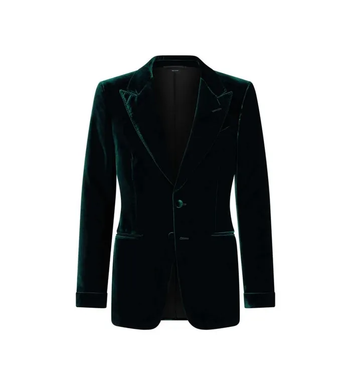 Men Jackets Tom Ford Fluid Velvet Shelton Cocktail Jacket