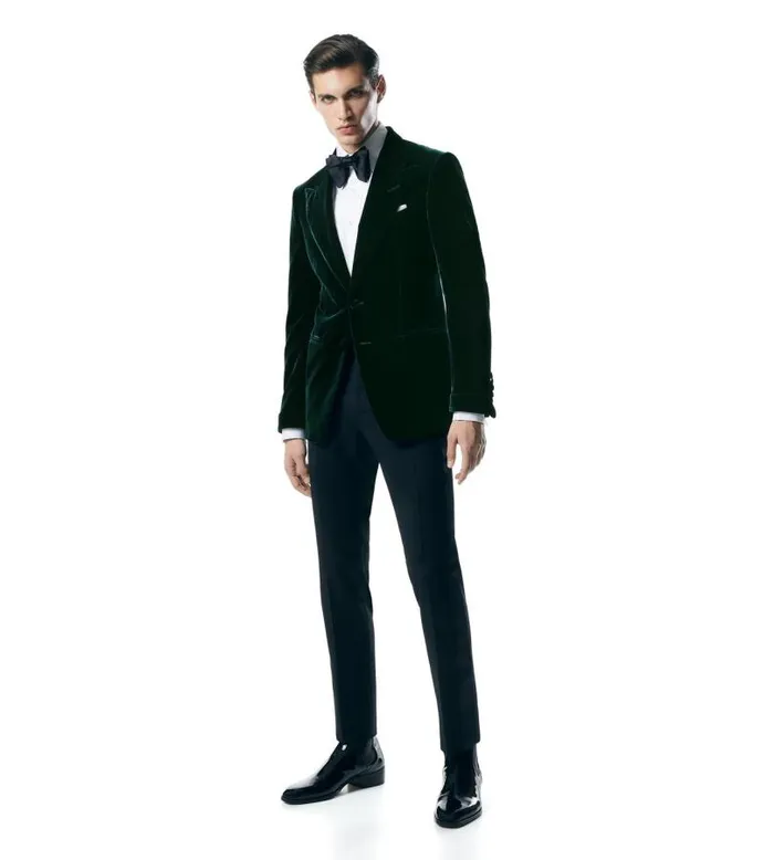 Men Jackets Tom Ford Fluid Velvet Shelton Cocktail Jacket Men Jackets Tom Ford Fluid Velvet Shelton Cocktail Jacket