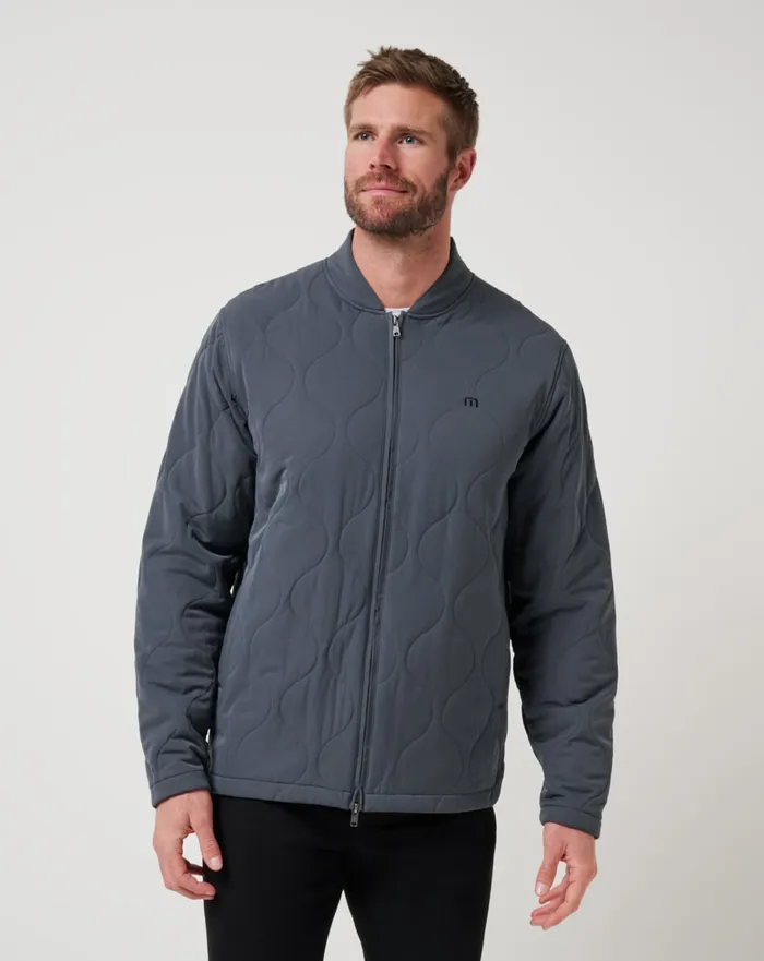 Men Jackets TravisMathew COME WHAT MAY JACKET Ebony