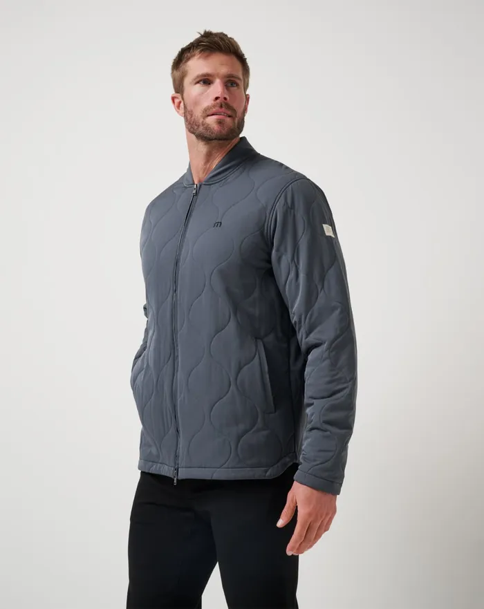 Men Jackets TravisMathew COME WHAT MAY JACKET Ebony