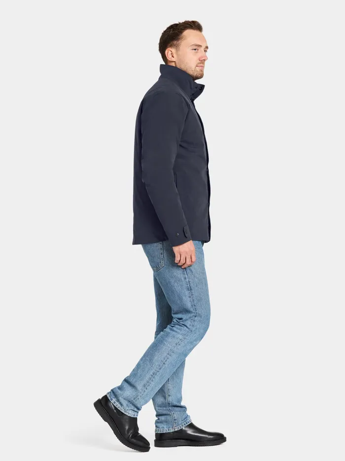 Men Jakob Jacket Dark Night Blue Didriksons Autumn Jackets